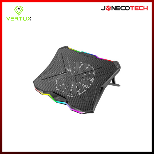 Glare Quiet Cooling Laptop Stand with Rainbow LED Lights