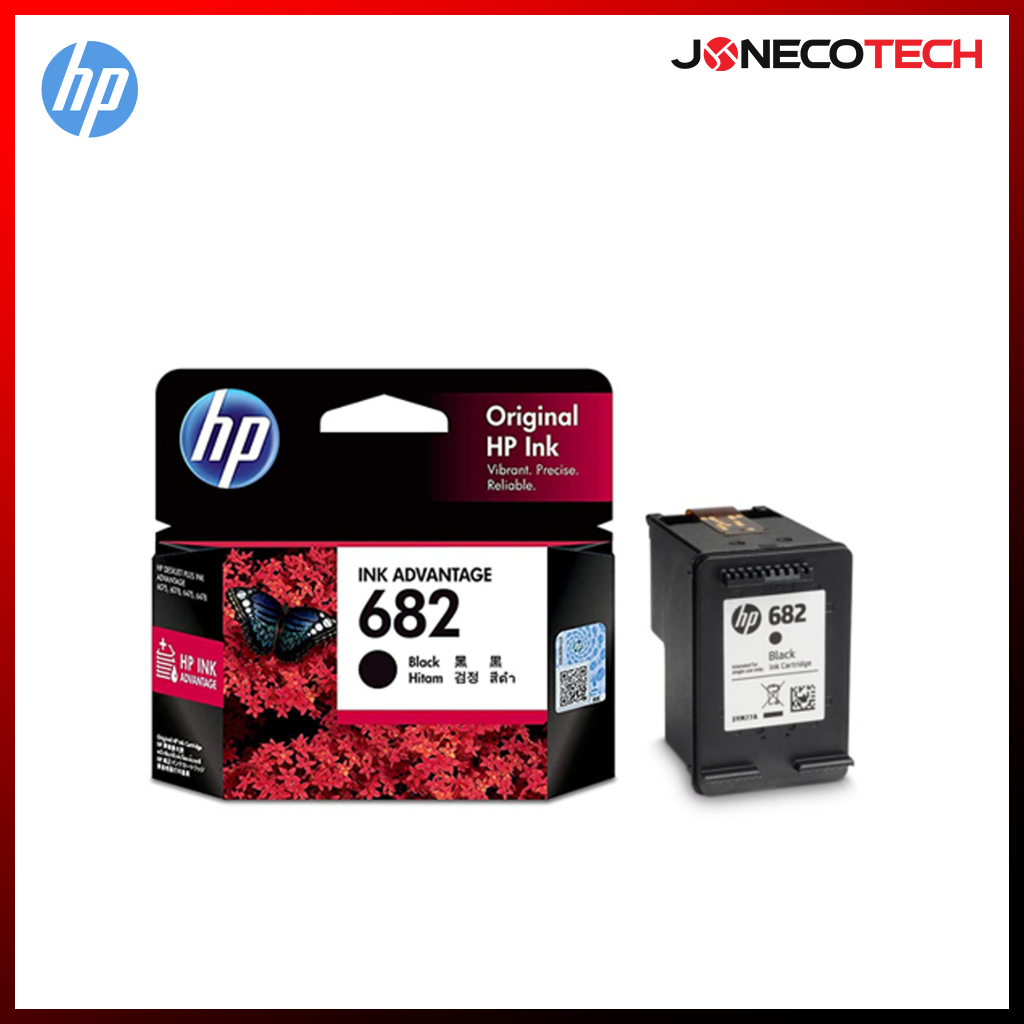 HP 682 Black Original Ink Advantage Cartridge Cartridge