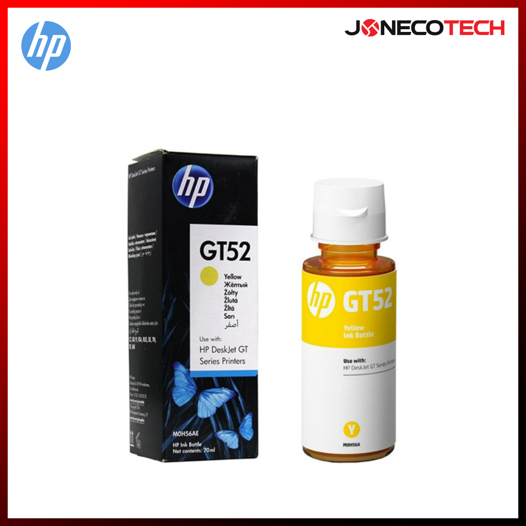 HP GT52 70-ml Yellow Original Ink Bottle (M0H56AA)
