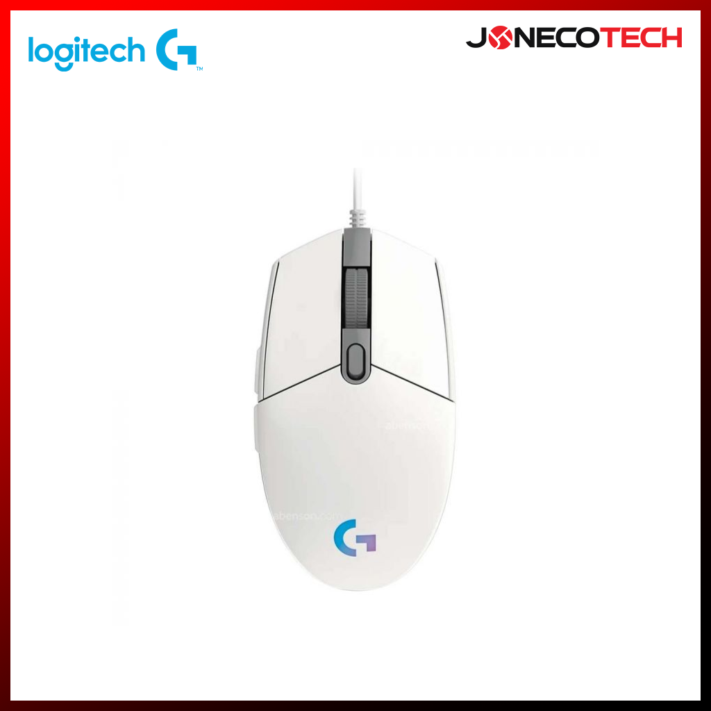 Logitech G102 Lightsync Gaming Mouse (White)