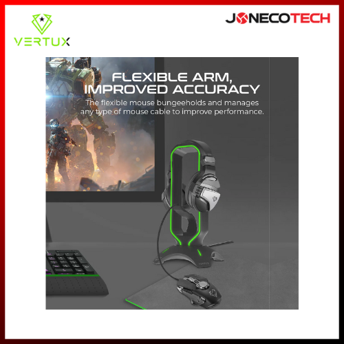 Extent Multi-Purpose Mouse Bungee with Headphone Stand & USB Hub