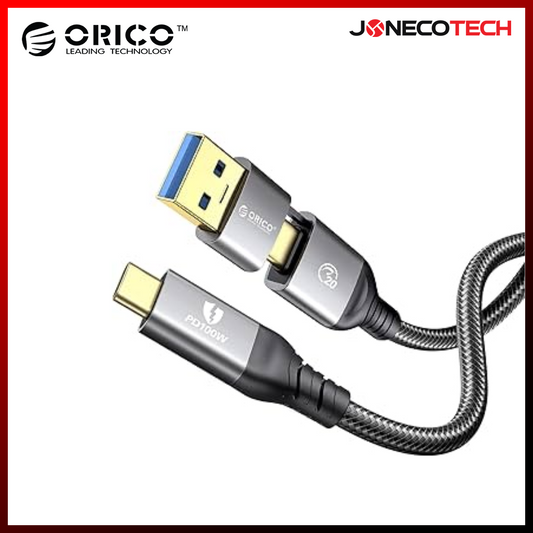 ORICO PD 100W Power USB C to USB C Cable 20Gbps SuperSpeed Transfer