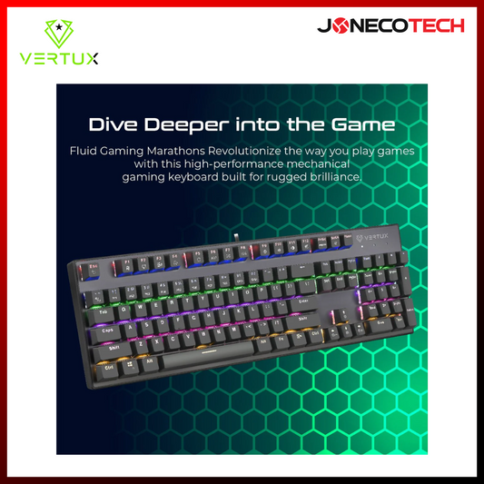 Vertux Tactical Advance Performance Mechanical Gaming Keyboard