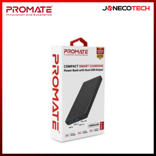 Promate BOLT-10 10000 mAh Powerbank White