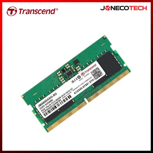 Transcend Jetram 8GB DDR5 4800MHZ CL40 SODIMM (JM4800ASG-8G)