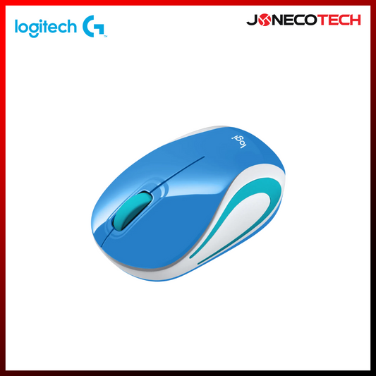 Logitech M187 Wireless Ultra Portable Mouse (Blue)