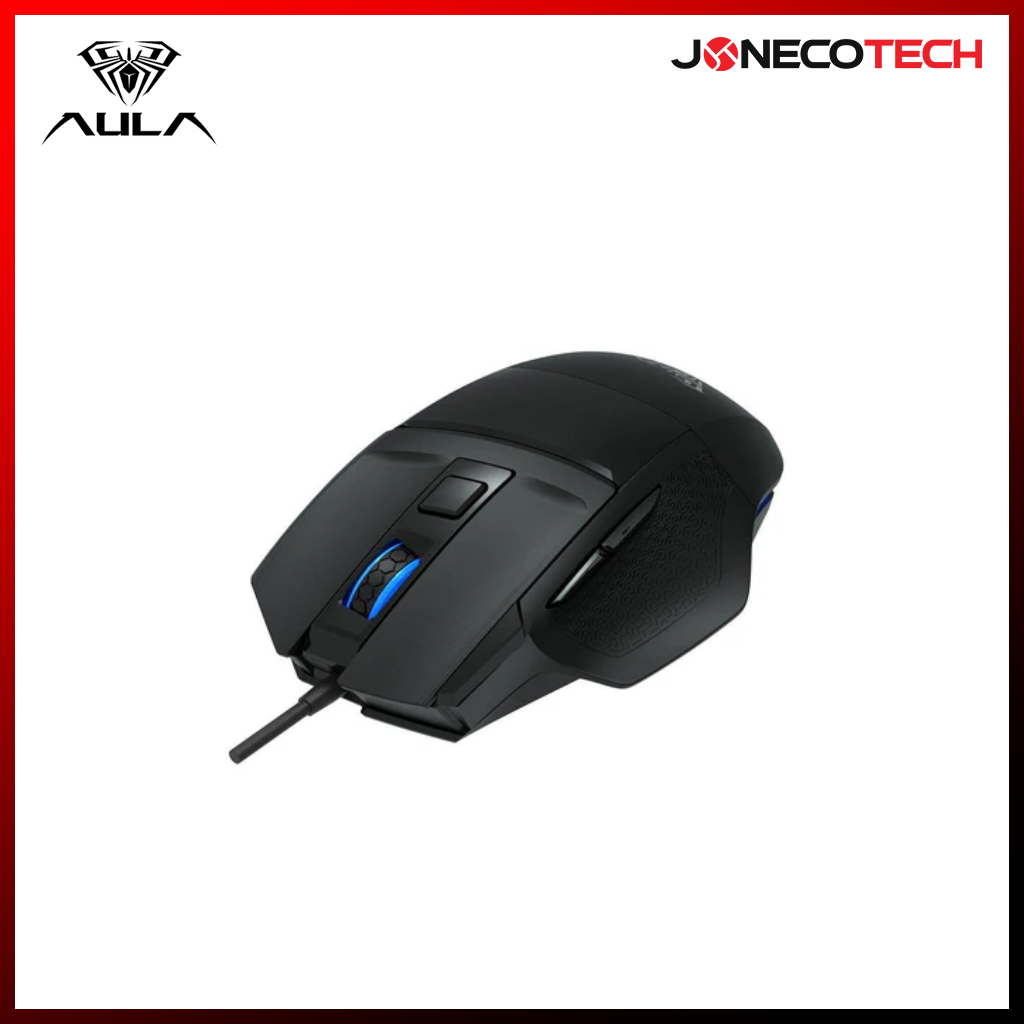 Aula Mountain S12 Wired Gaming Mouse With 7 Customized Marco Keys