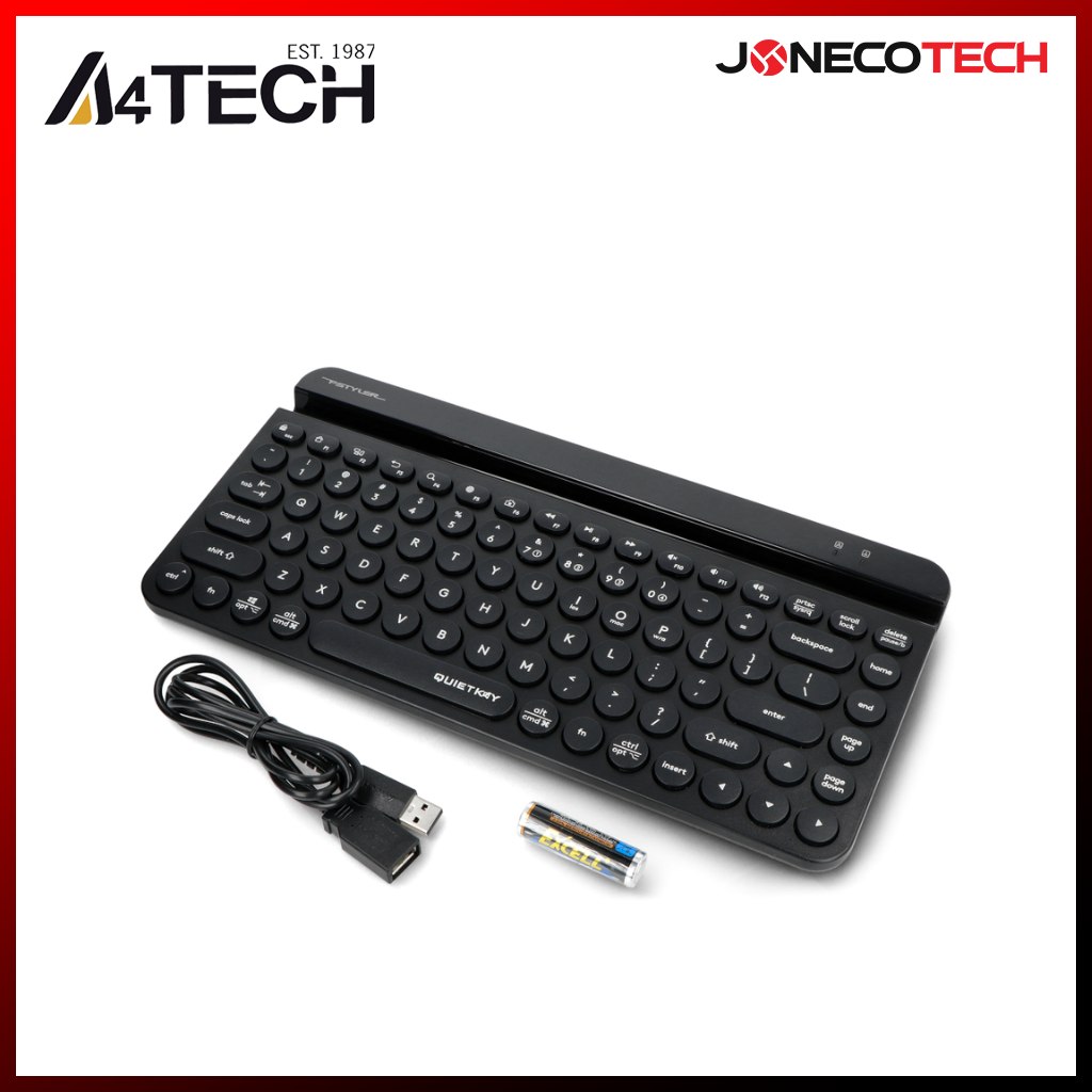 A4TECH FBK30 Bluetooth & 2.4G Wireless Keyboard BLACK