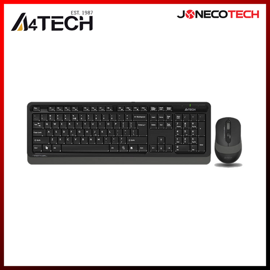 A4TECH FG1010 Fstyler Wireless Keyboard and Mouse (Grey)