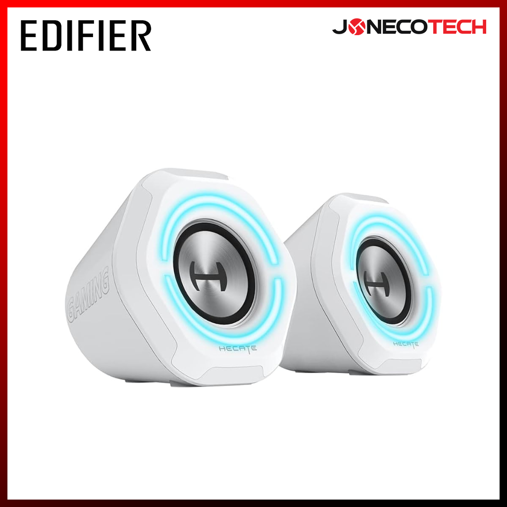 Edifier G1000 White or Pink RGB Bluetooth Gaming Stereo Speaker
