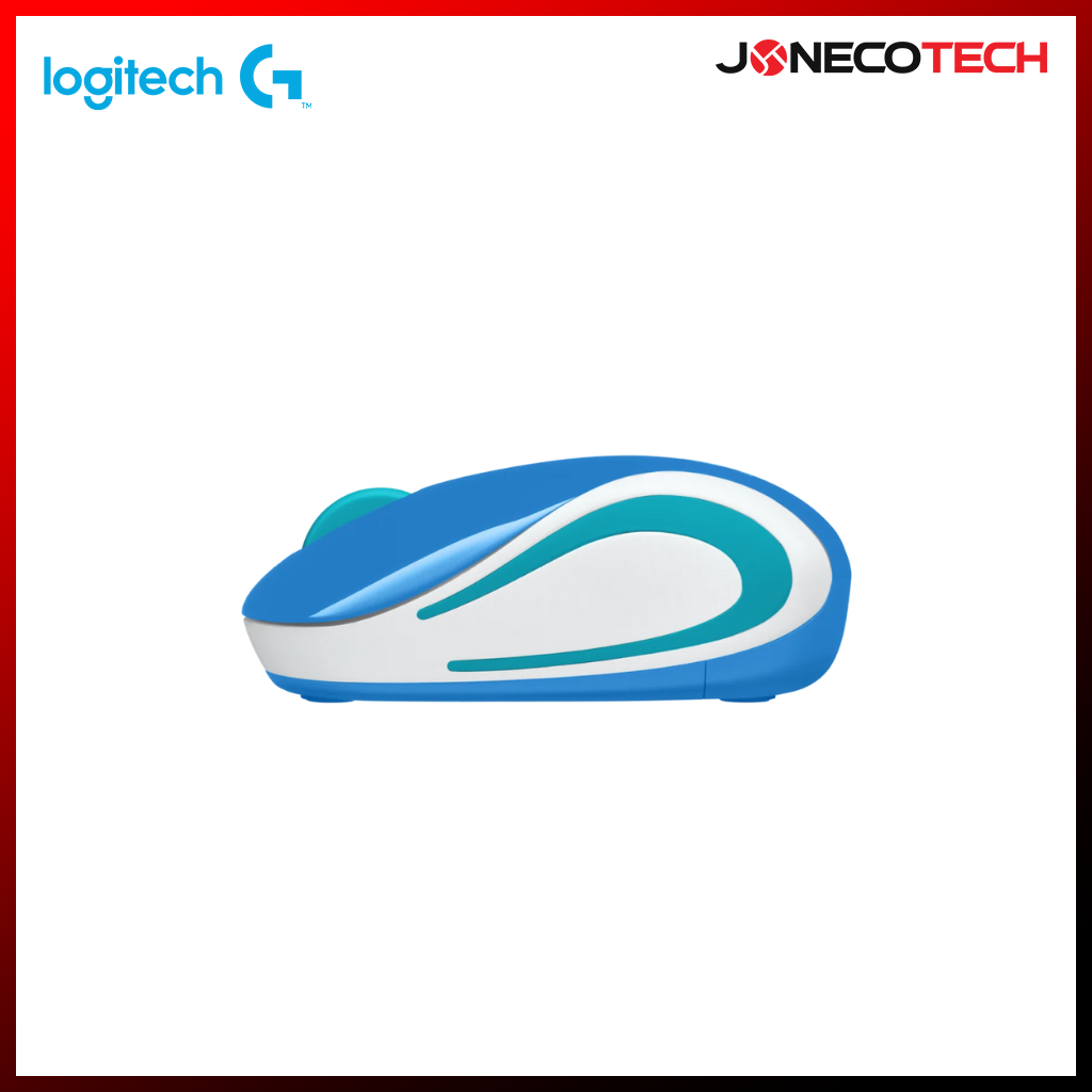 Logitech M187 Wireless Ultra Portable Mouse (Blue)