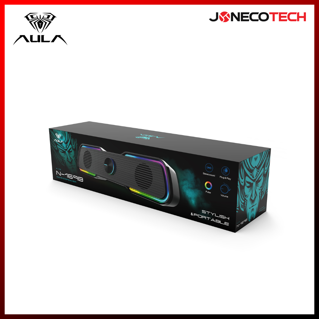 Aula N-169B RGB Bluetooth Desktop Speaker