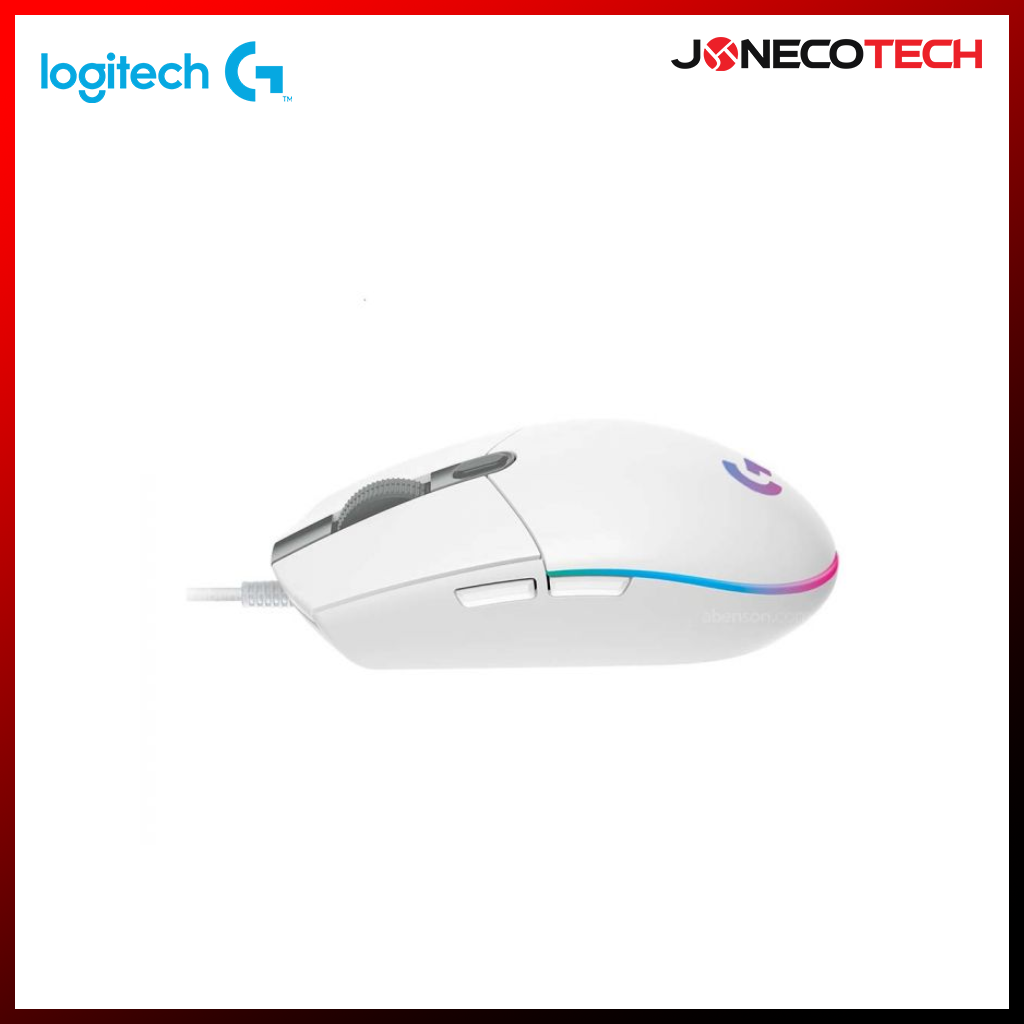 Logitech G102 Lightsync Gaming Mouse (White)