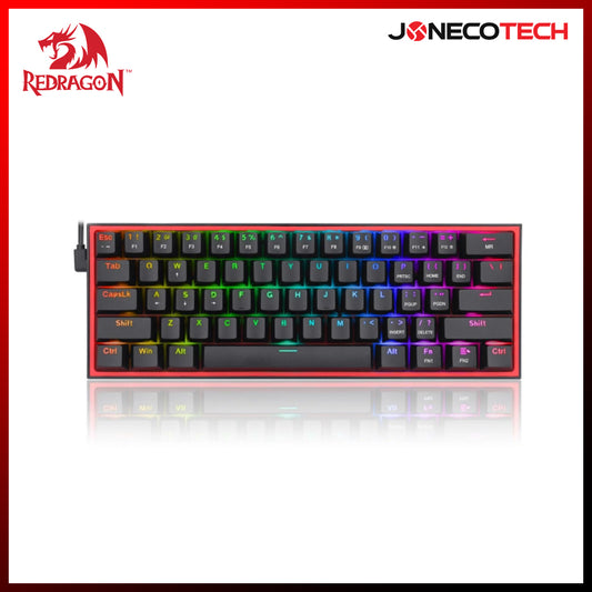 REDRAGON K617-RGB FIZZ RD BLACK KEYBOARD