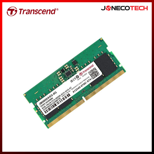TRANSCEND JM4800ASG-8G 8GB JM DDR5 4800 SO-DIMM 1GX16 CL40