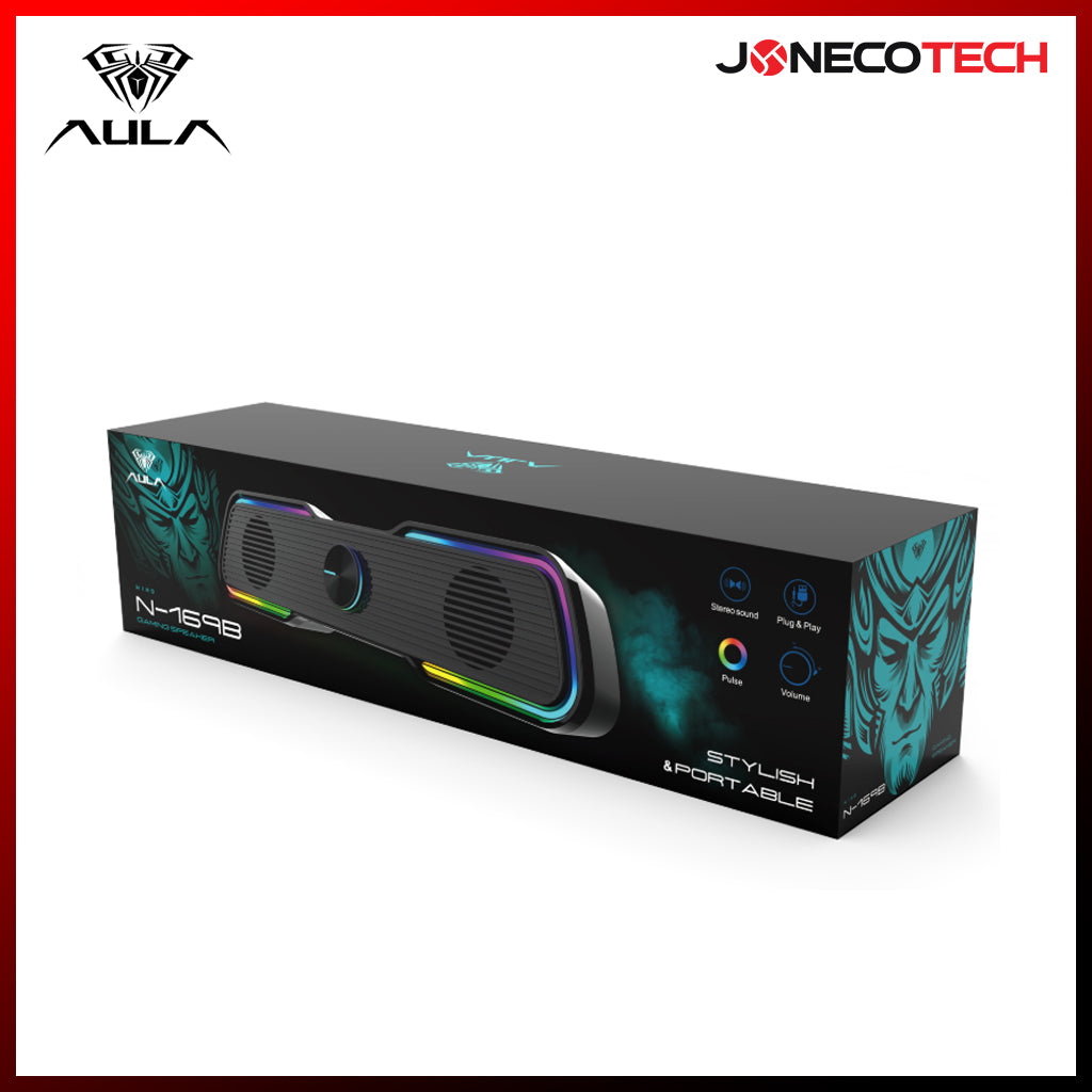 AULA N-169B Wired RGB Gaming Speaker