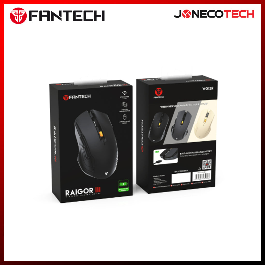 FANTECH RAIGOR III WG12R WIRELESS MOUSE