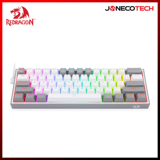 REDRAGON K617-RGB FIZZ GRAYISH WHITE