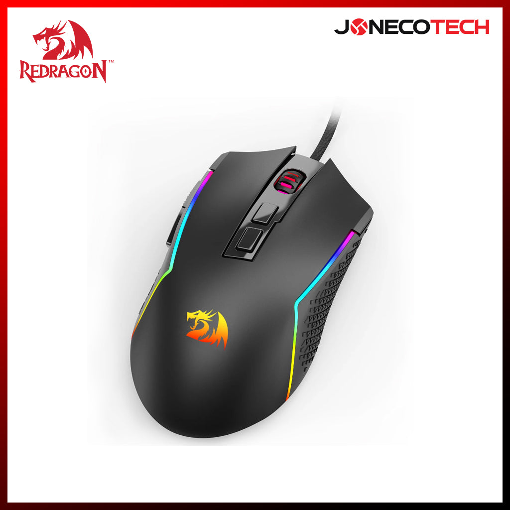 REDRAGON (M613-RGB) TRIDENT LITE WIRED GAMING MOUSE BLACK