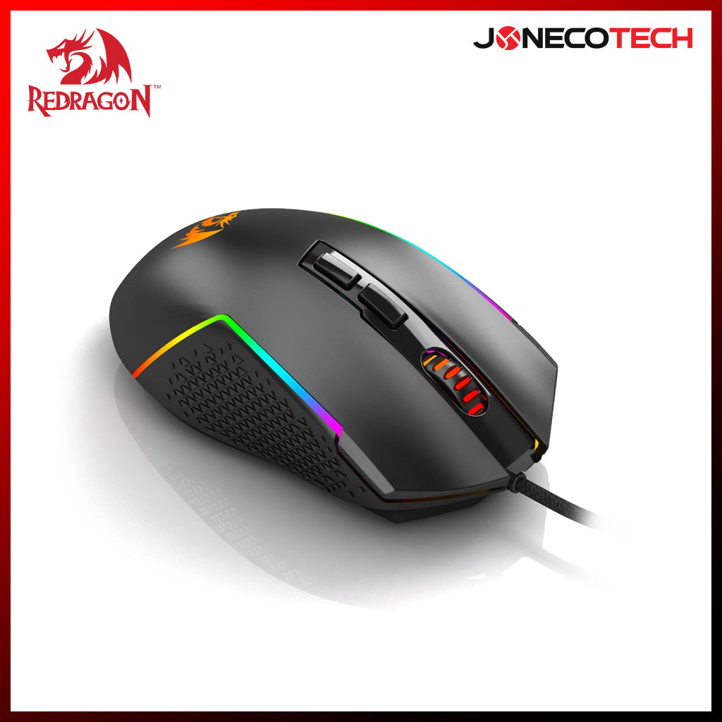 REDRAGON (M613-RGB) TRIDENT LITE WIRED GAMING MOUSE BLACK