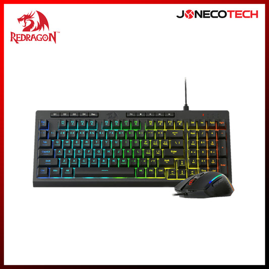 REDRAGON S141 RYLO 2IN1 GAMING KEYBOARD AND MOUSE COMBO BLACK