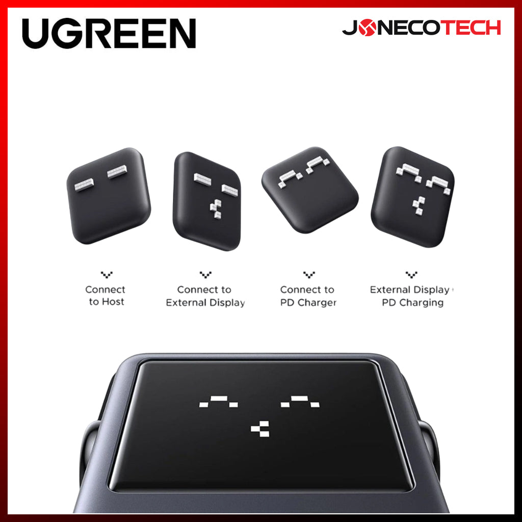 Ugreen Uno USB-C to HDMI + 2xUSB 3.2A + 2xUSB 3.2C + PD Power Converter (6-in-1) Hub (CM888/35998)