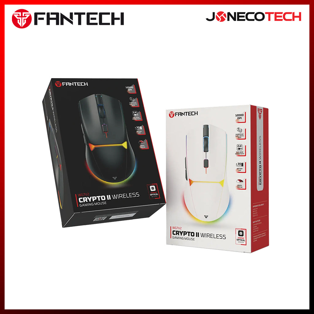 FANTECH WG7V2 CRYPTO II WIRELESS MOUSE WHITE