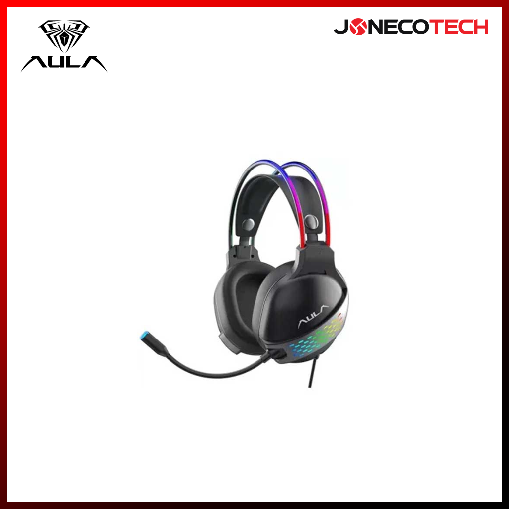 Aula S503 Wired Gaming Headset Head Beam Glow