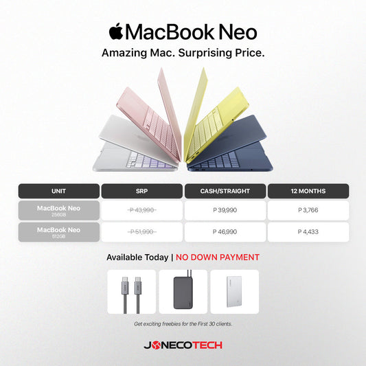 MacBook Neo Now Available at Joneco Tech