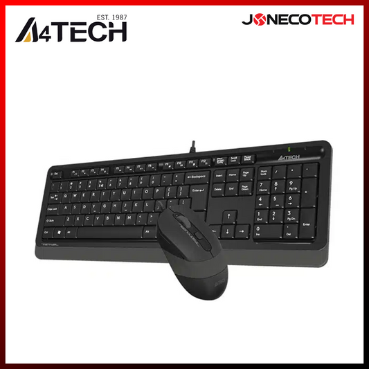 A4TECH FG1010 Fstyler Wireless Keyboard and Mouse (Grey)
