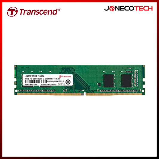 Transcend 8GB DDR4 3200MHZ U-DIMM JM3200HLG-8G Memory