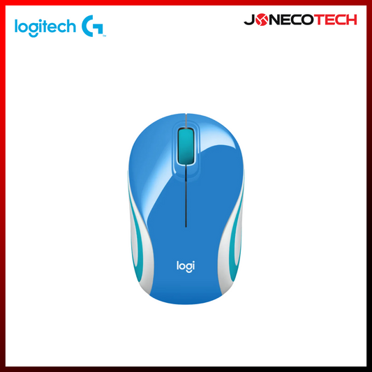 Logitech M187 Wireless Ultra Portable Mouse (Blue)