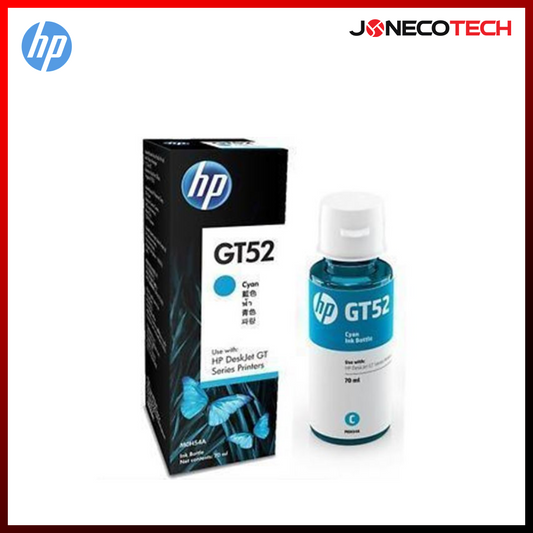 HP GT52 70-ml Cyan Original Ink Bottle