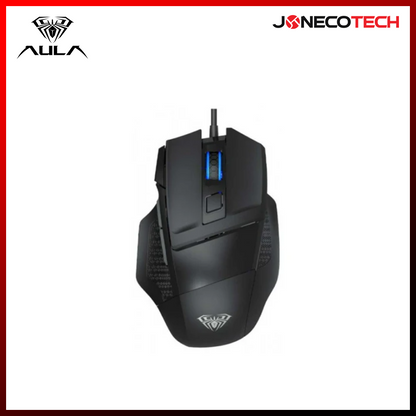 Aula Mountain S12 Wired Gaming Mouse With 7 Customized Marco Keys