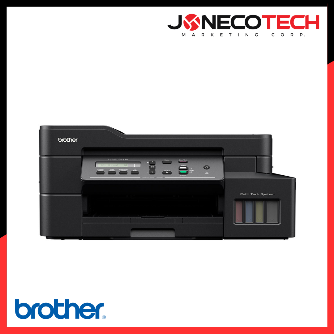 Brother DCP-T720DW All In One with Wireless Network Ink Tank Printer Home, Office, Business and School Printer