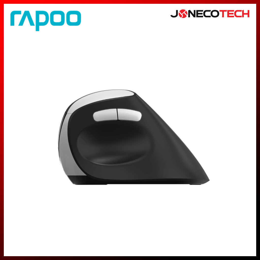 Mouse Rappo Ev Rapoo EV250 Wireless Bluetooth Ergonomic Mouse 2.4G Wireless Silent Op ...