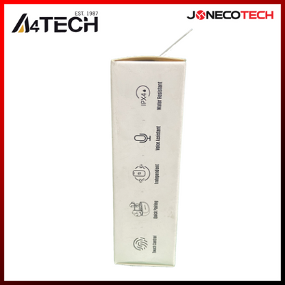 A4TECH B25 True Wireless Bluetooth Earphones (Grayish White)
