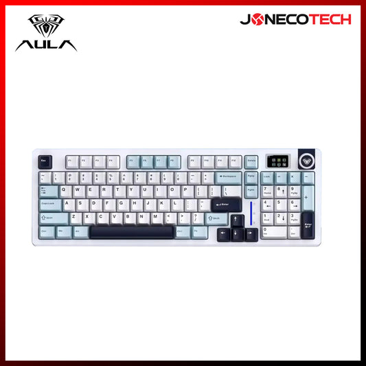 AULA S98 3 IN 1 RGB GAMING MECHANICAL HOT SWAPPABLE KEYBOARD WHITE