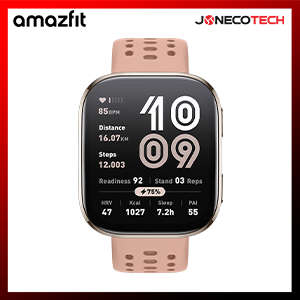 [New Arrival] Amazfit Bip 6 Smartwatch 1.97" AMOLED Display Bluetooth Phone Up To Two Weeks Of Battery Life- BLUSH