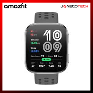 [New Arrival] Amazfit Bip 6 Smartwatch 1.97" AMOLED Display Bluetooth Phone Up To Two Weeks Of Battery Life- CHARCOAL