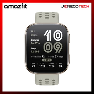 [New Arrival] Amazfit Bip 6 Smartwatch 1.97" AMOLED Display Bluetooth Phone Up To Two Weeks Of Battery Life- STONE
