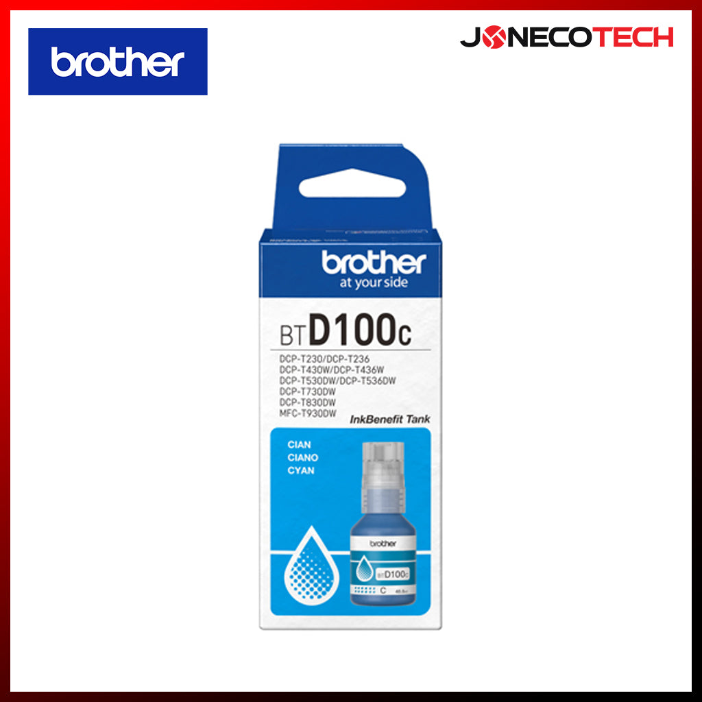 BROTHER BTD100C Ink Bottle (Cyan)