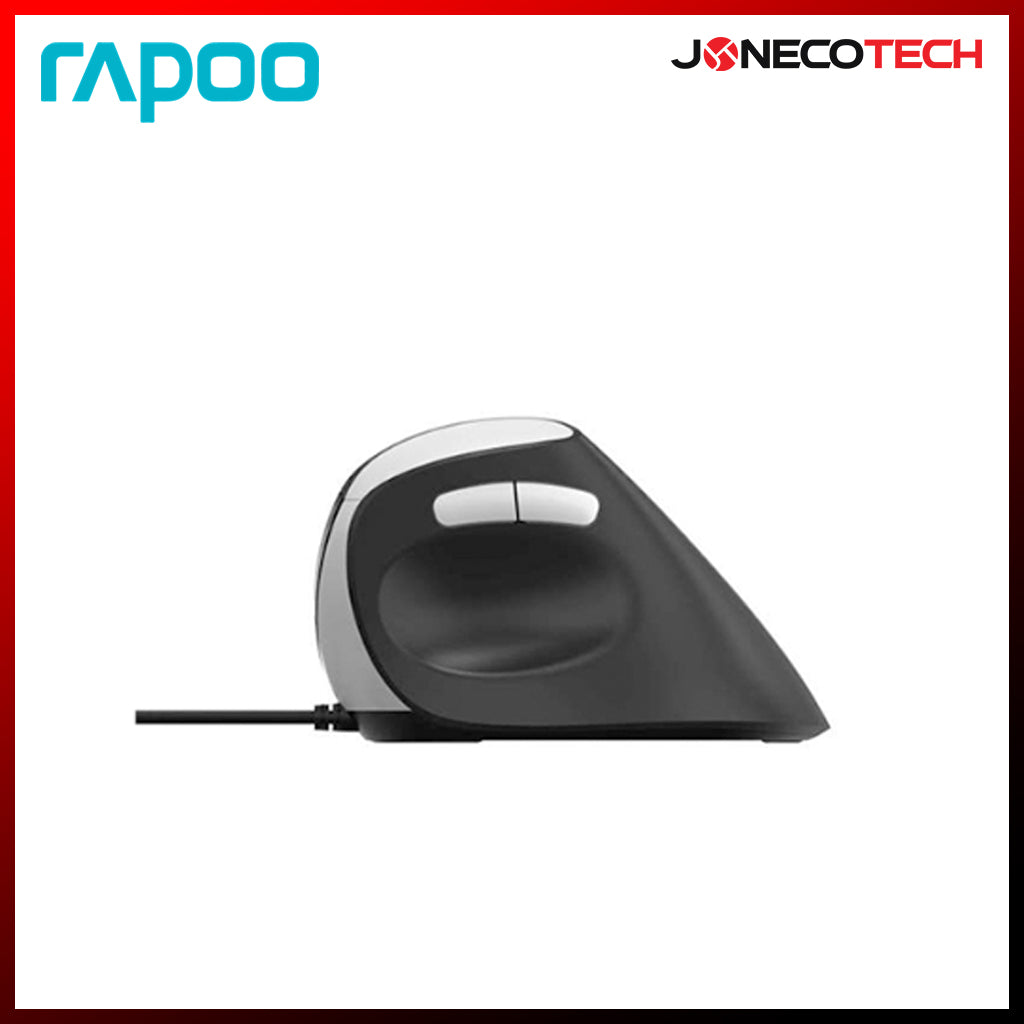 RAPOO EV200 SILENT WIRED ERGONOMIC MOUSE