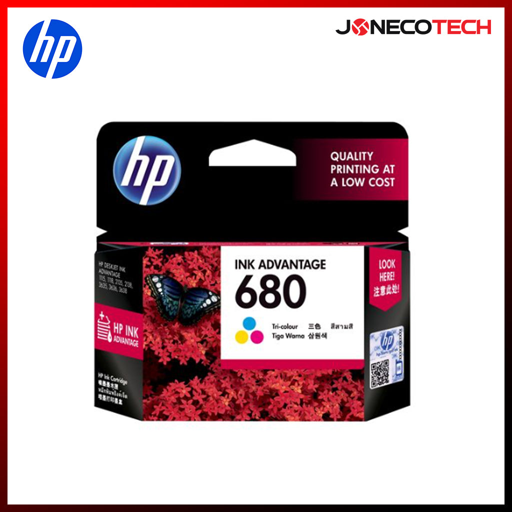 HP 680 Ink Cartridge F6V27AA Black