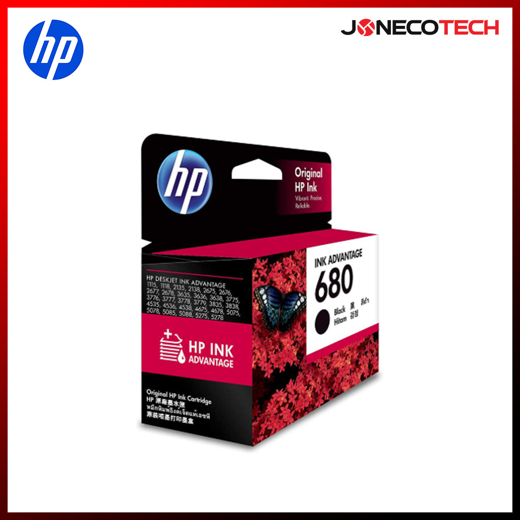 C680 Ink HP 680 Ink Cartridge F6V27AA Black – Joneco Tech