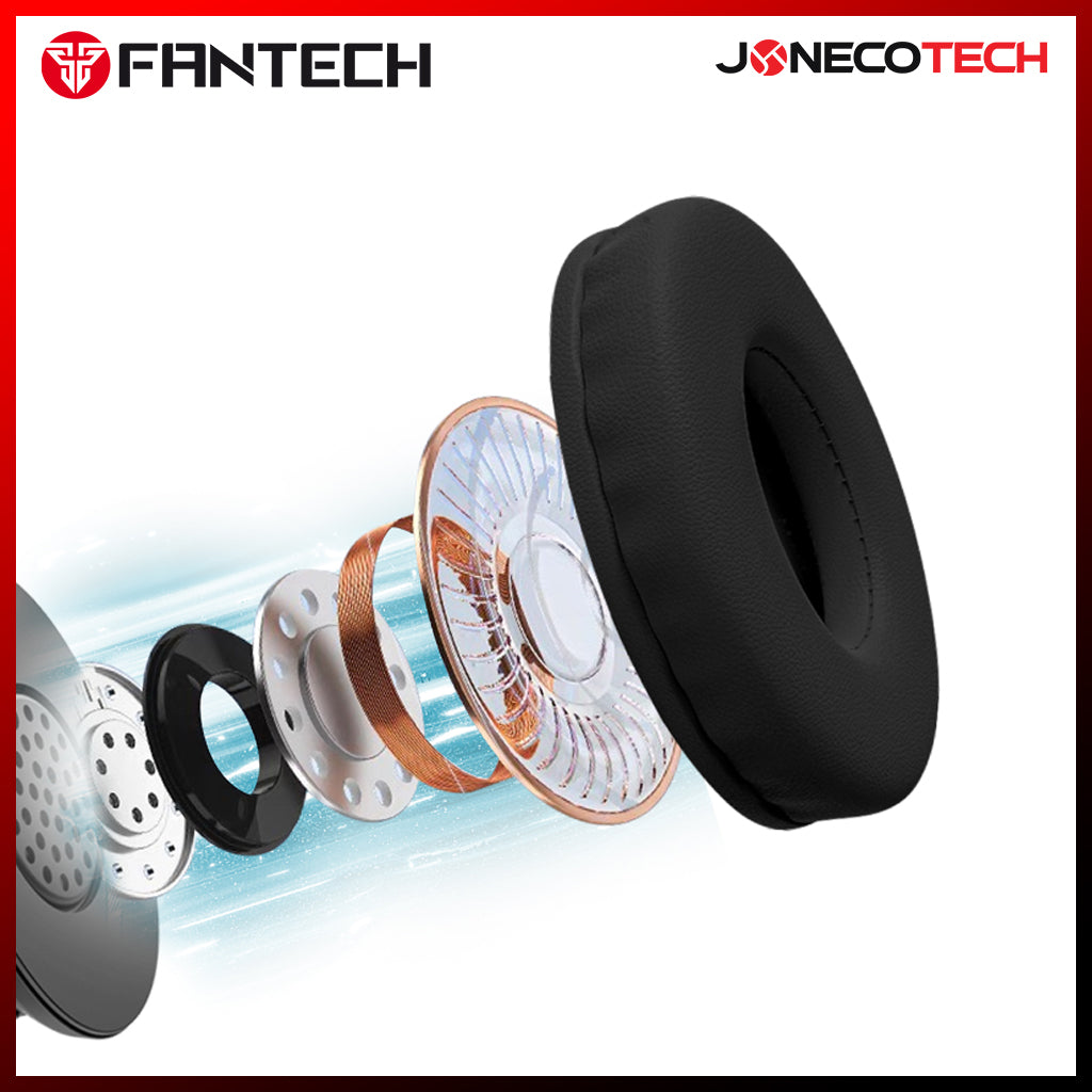 FANTECH WH05 GO VIBE WIRELESS HEADSET BLUE