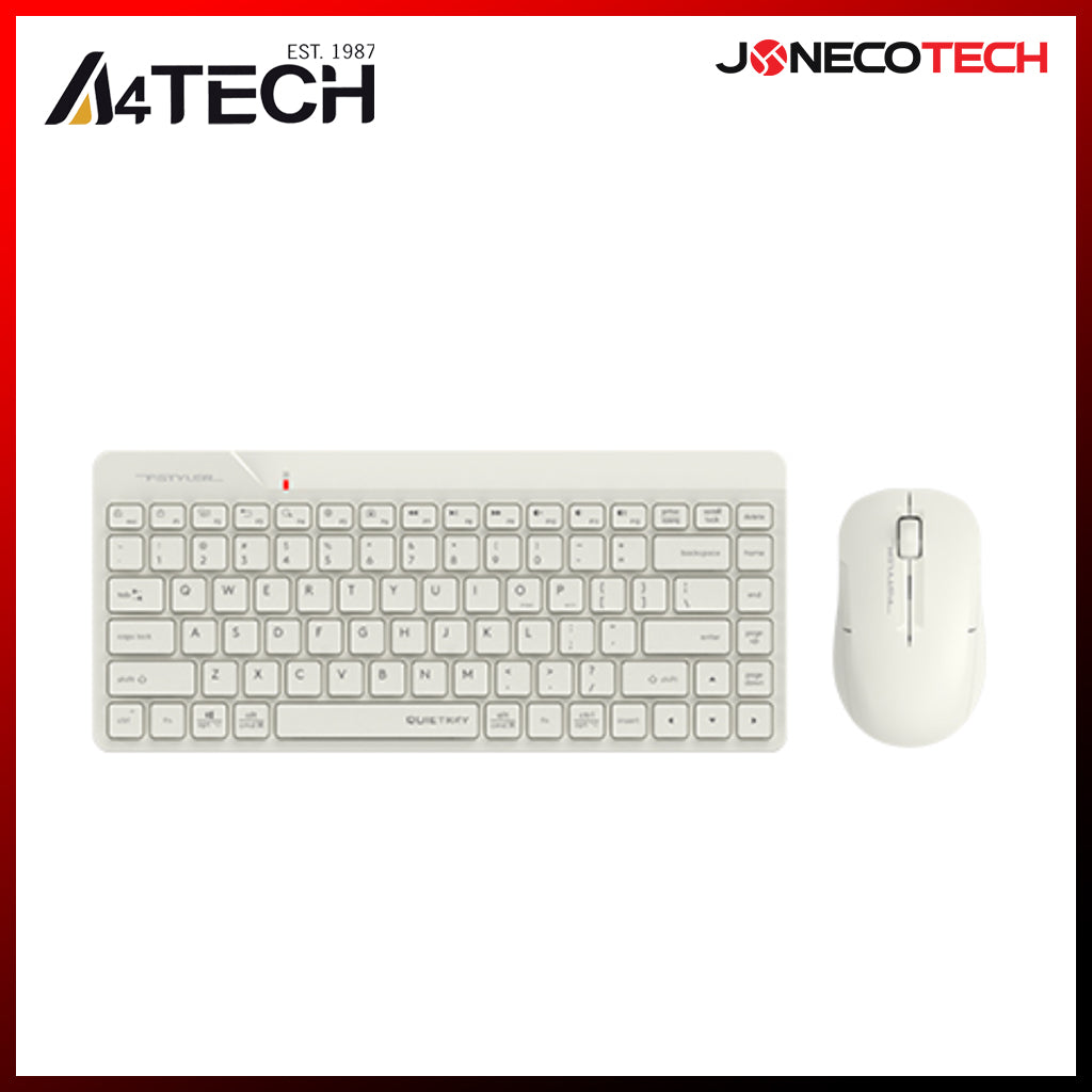 A4 TECH FG2200 AIR WIRELESS COMBO KB & MOUSE BEIGE