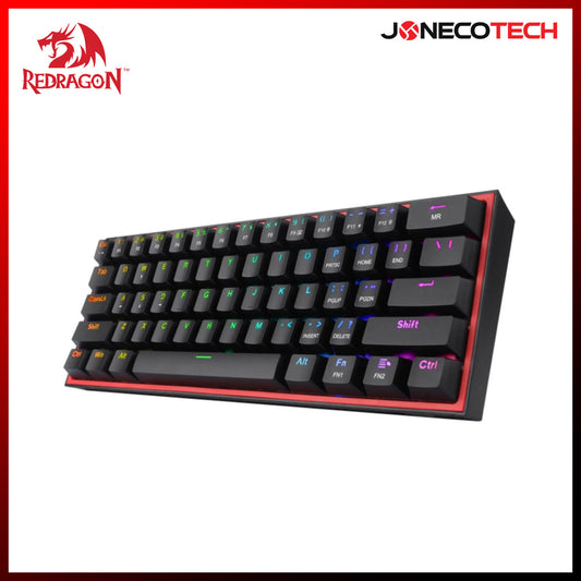 REDRAGON K617-RGB FIZZ RD BLACK KEYBOARD