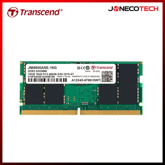 TRANSCEND JM4800ASE-16G 16GB HM DDR5 4800 SO-DIMM