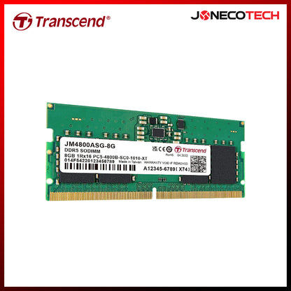 TRANSCEND JM4800ASG-8G 8GB JM DDR5 4800 SO-DIMM 1GX16 CL40